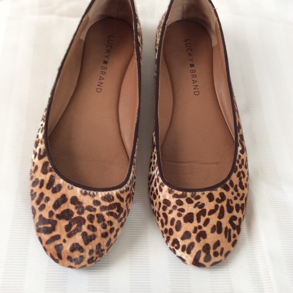 Lucky Brand Leopard Print Flats